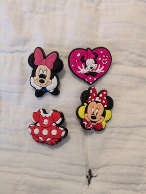 Minnie Mouse Shoe Charms (Set of 4)